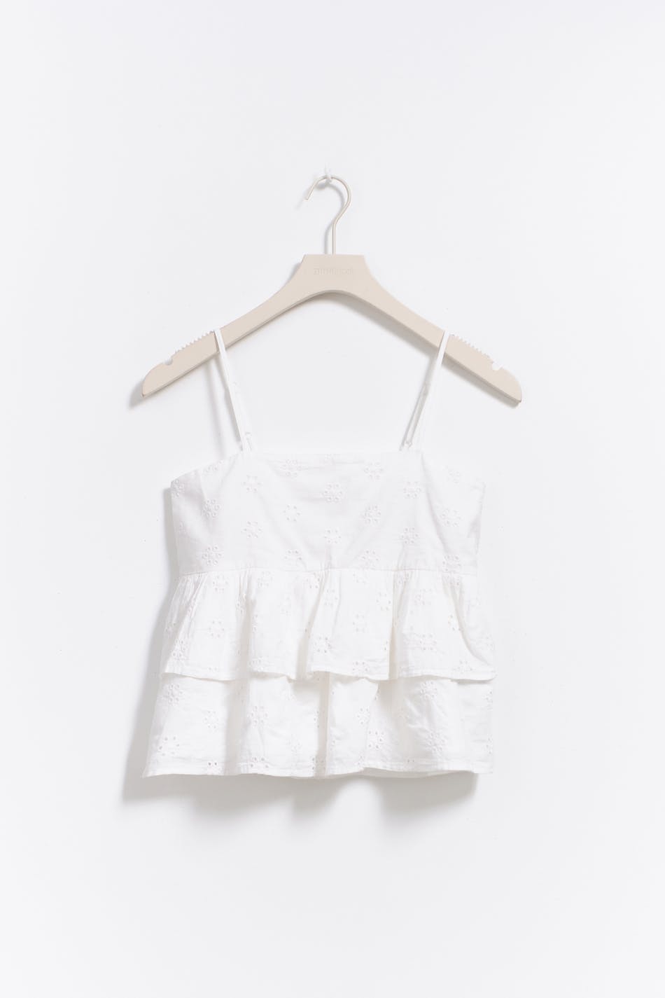 Y anglaise frill top