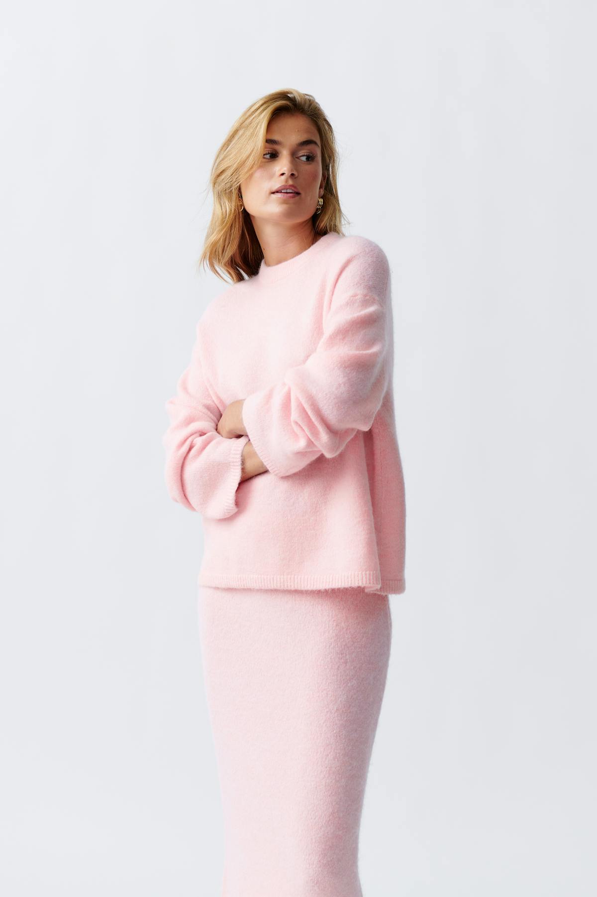 knitted scarf sweater