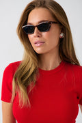 slim cateye sunglasses