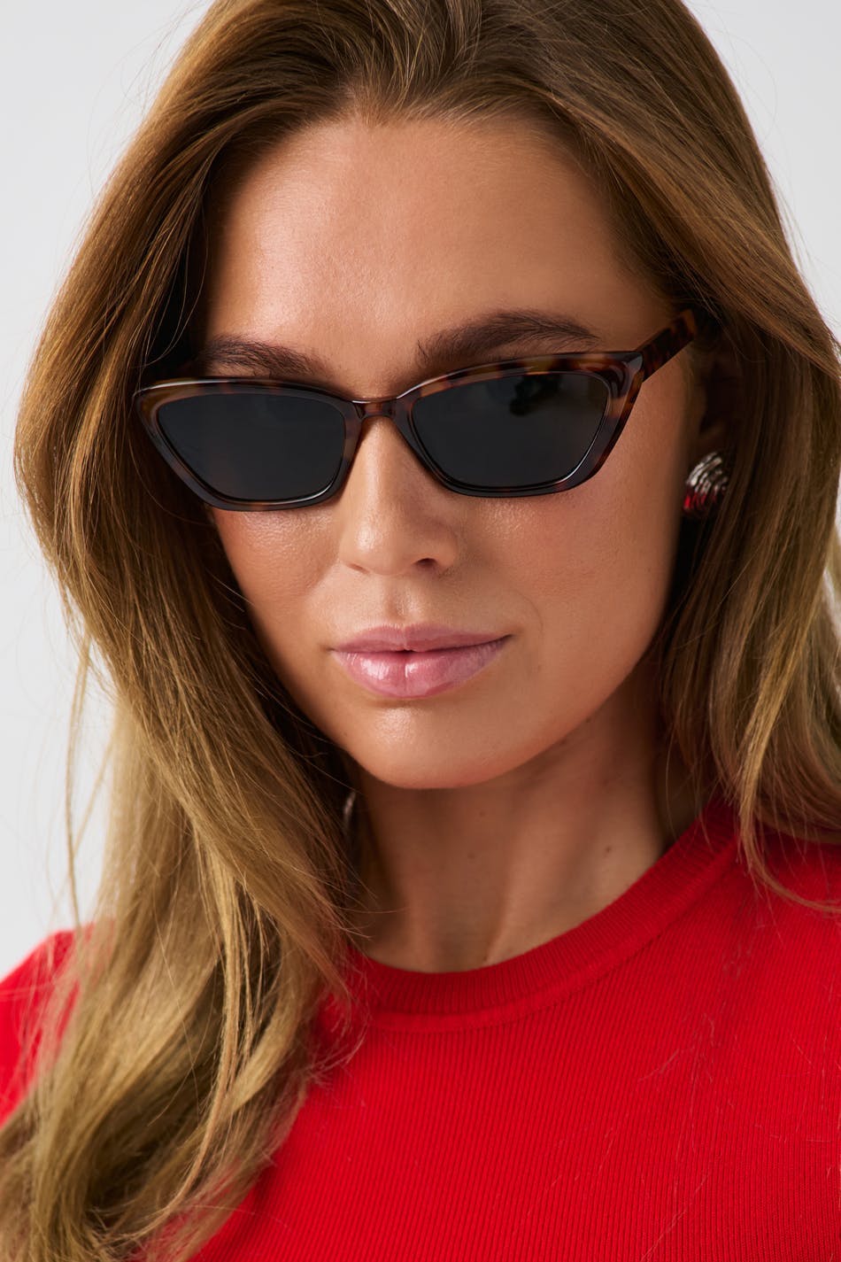slim cateye sunglasses