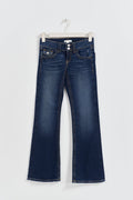 chunky flare tall jeans
