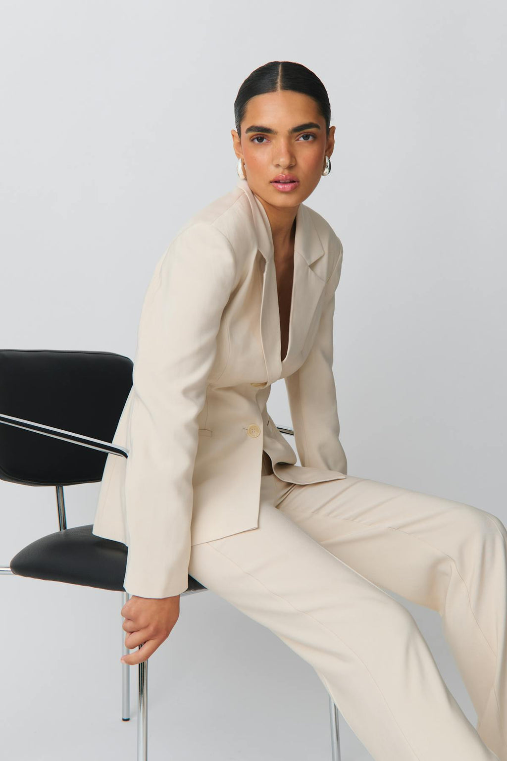 Shaped blazer