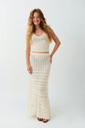 Crochet maxi skirt