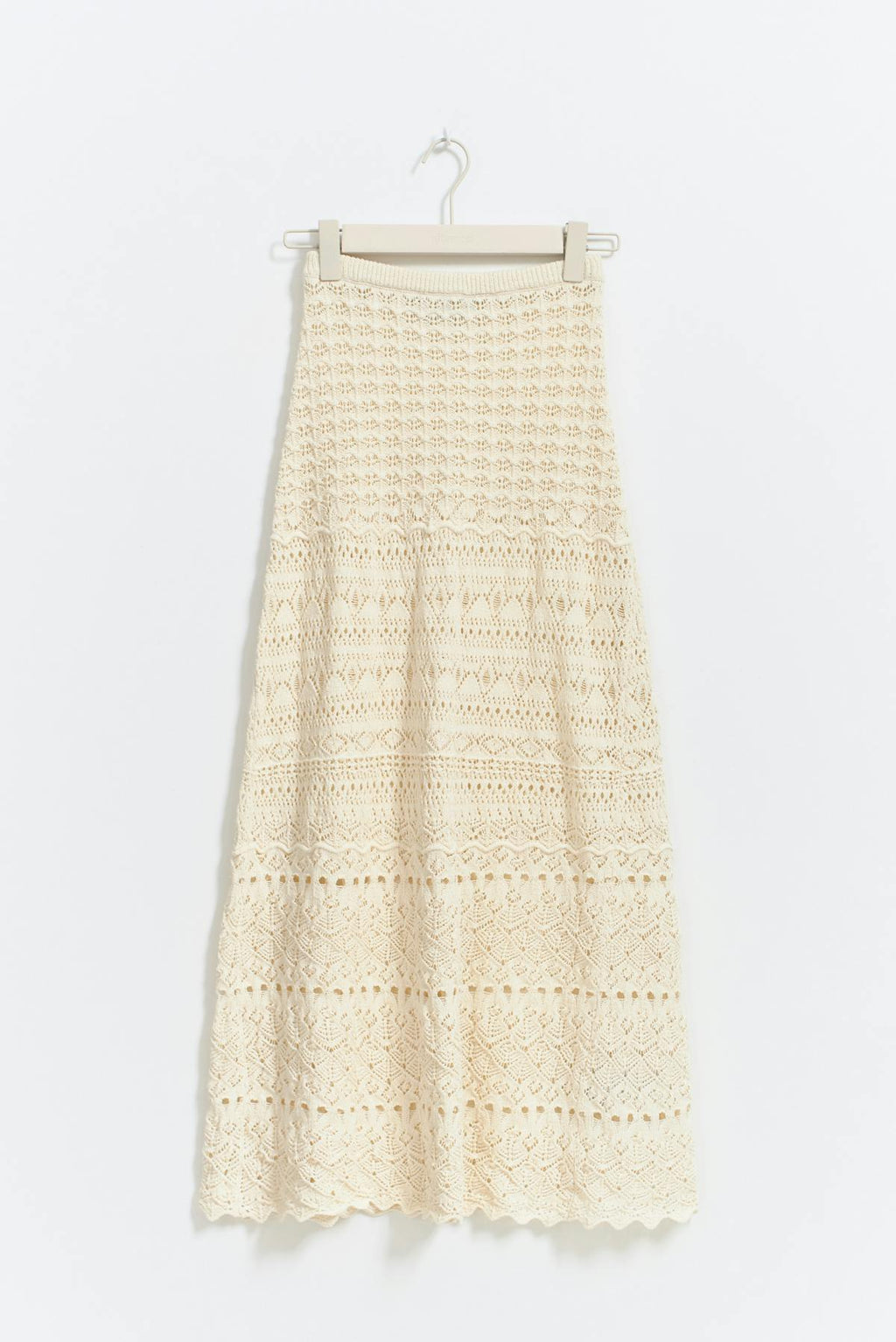 Crochet maxi skirt