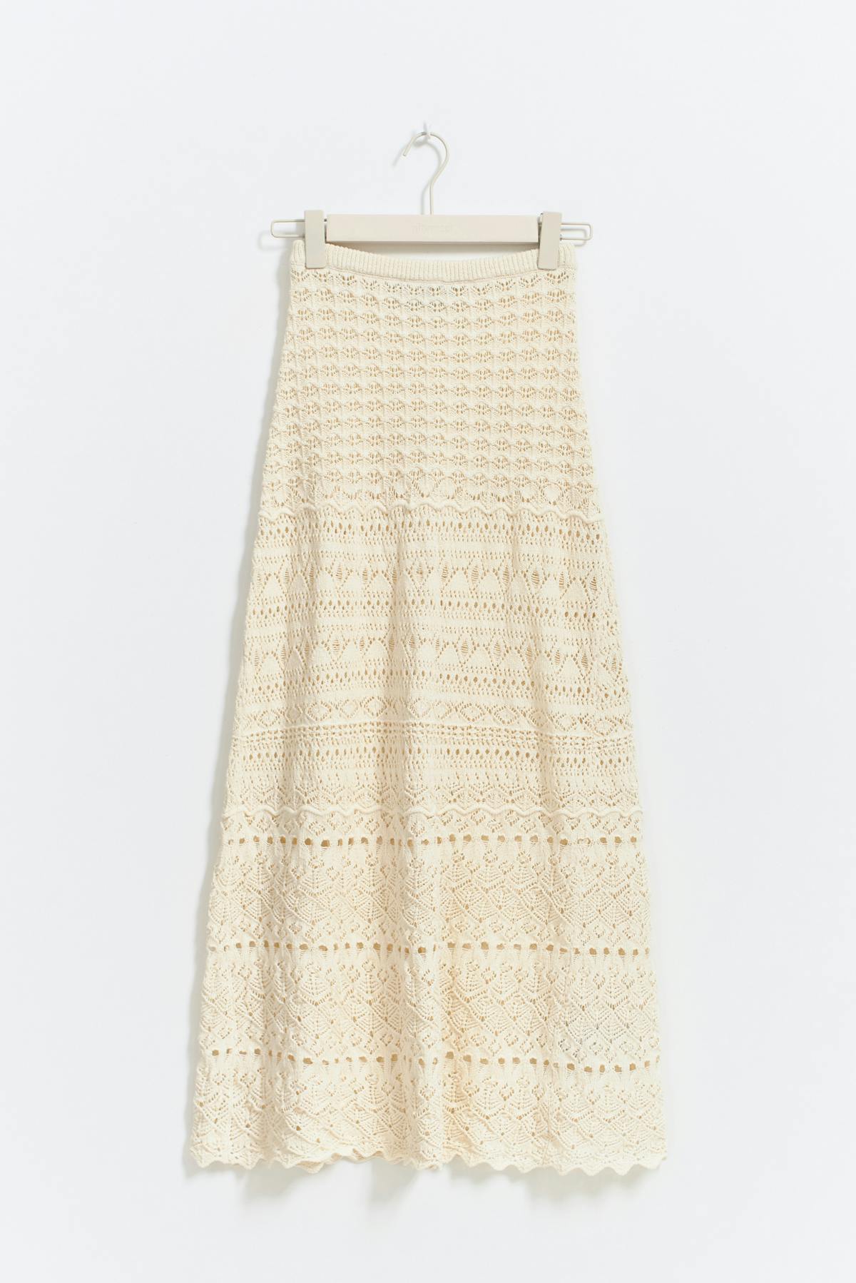 Crochet maxi skirt