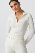Soft touch zip jacket