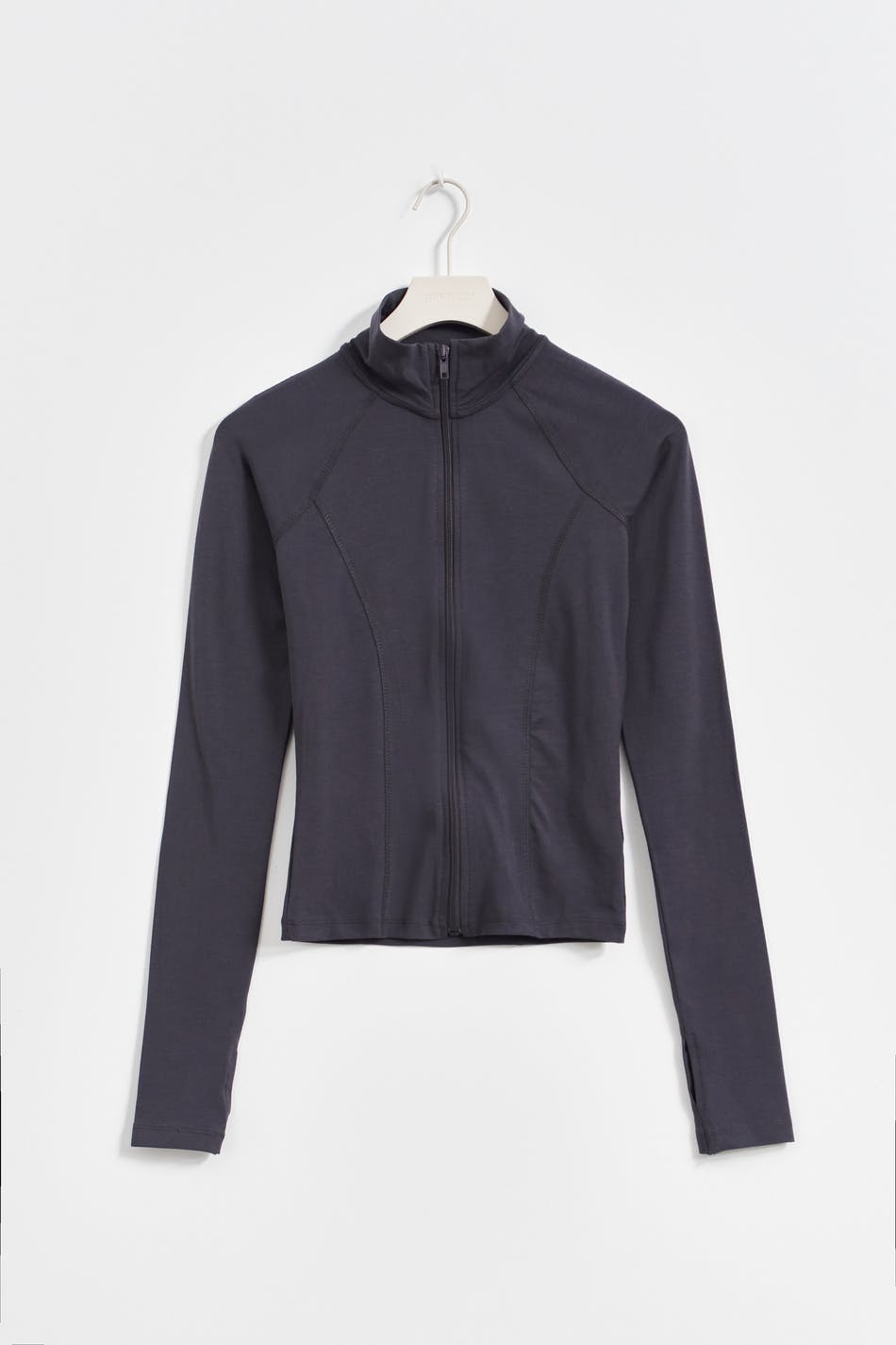Soft touch zip jacket
