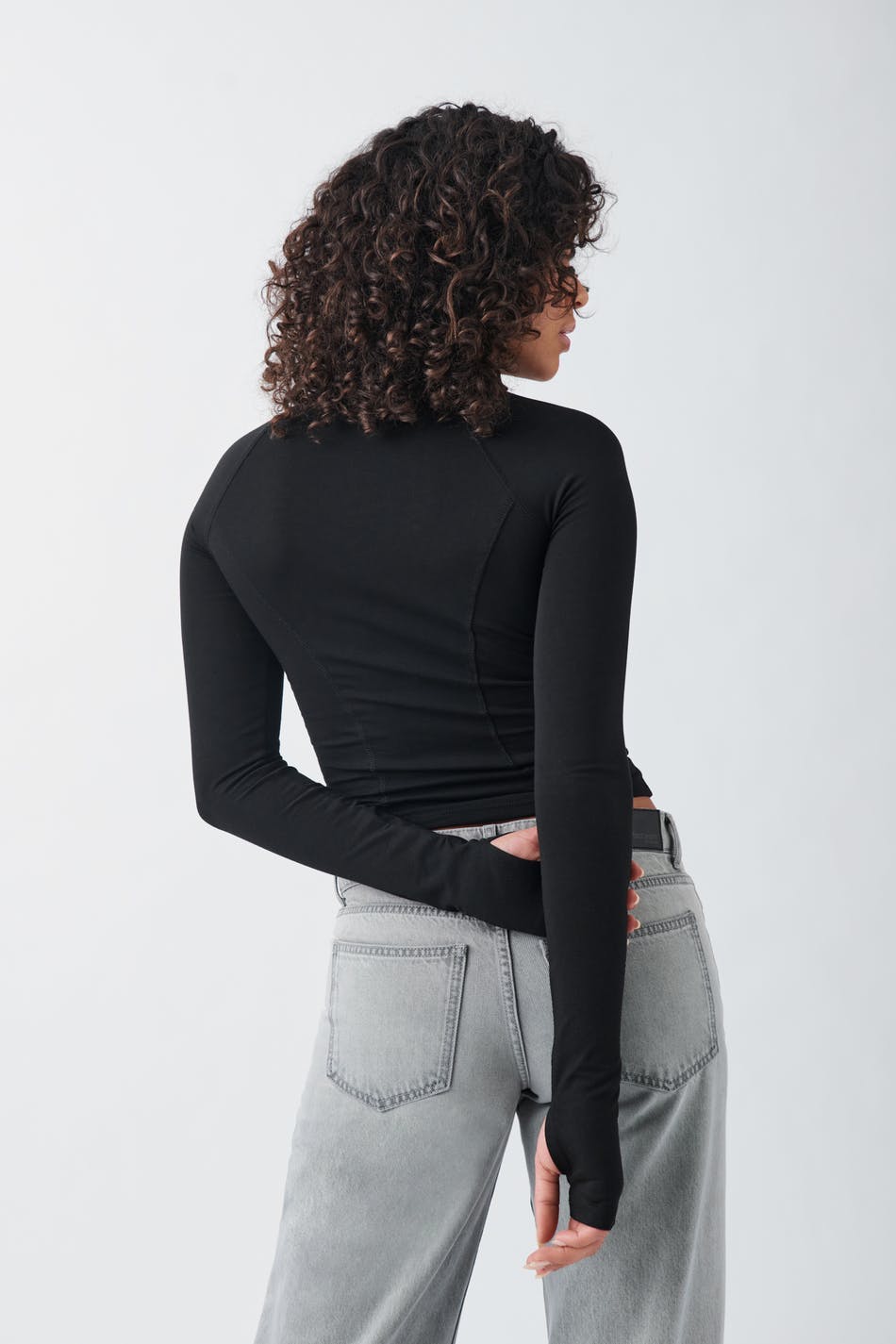 Soft touch zip jacket