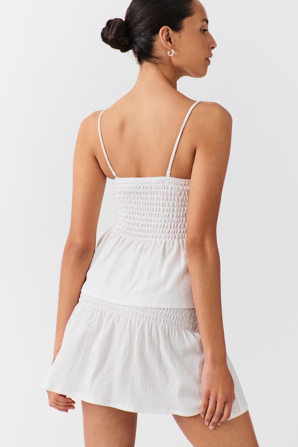 Short smock skirt