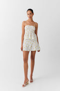 Short smock skirt