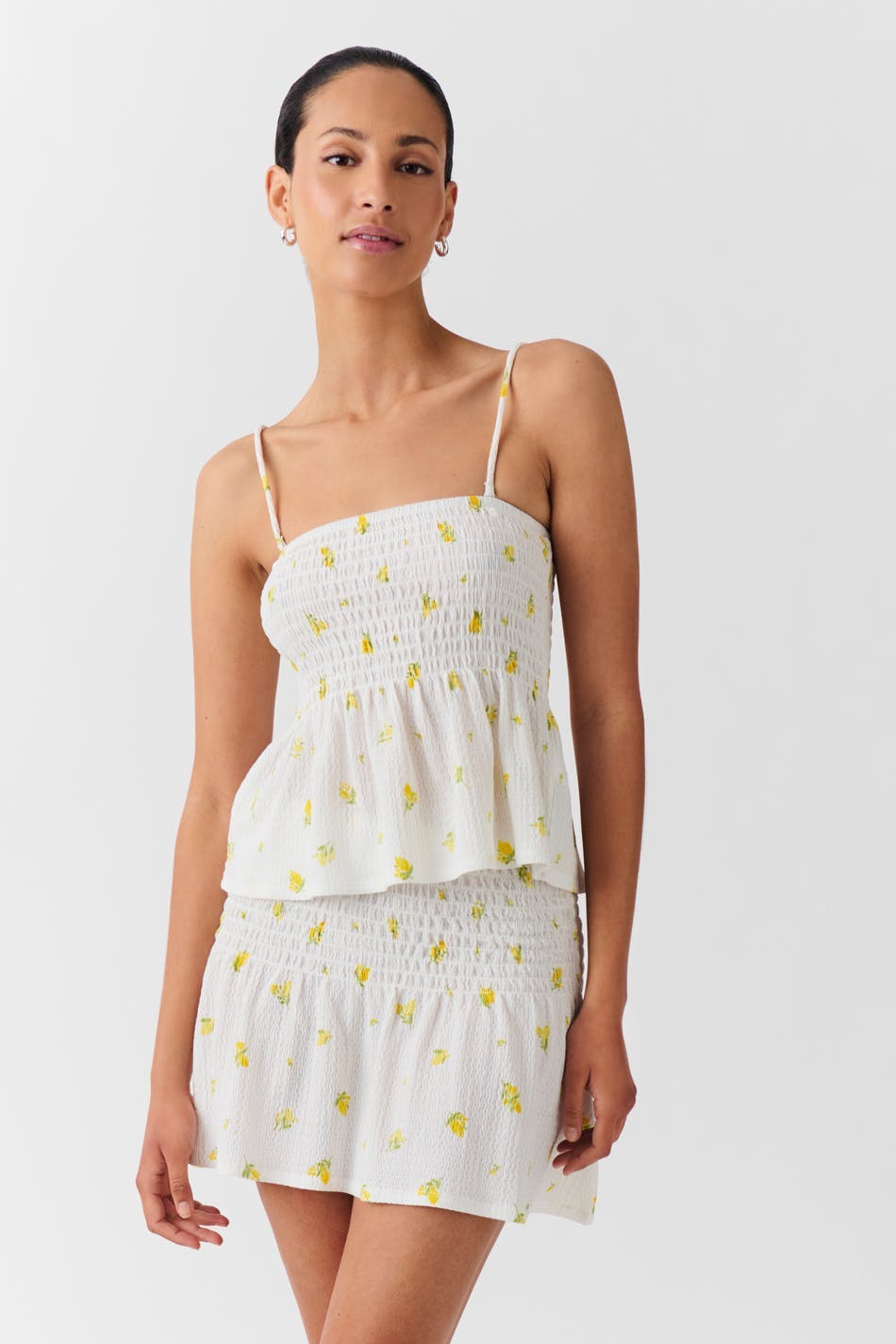 Short smock skirt