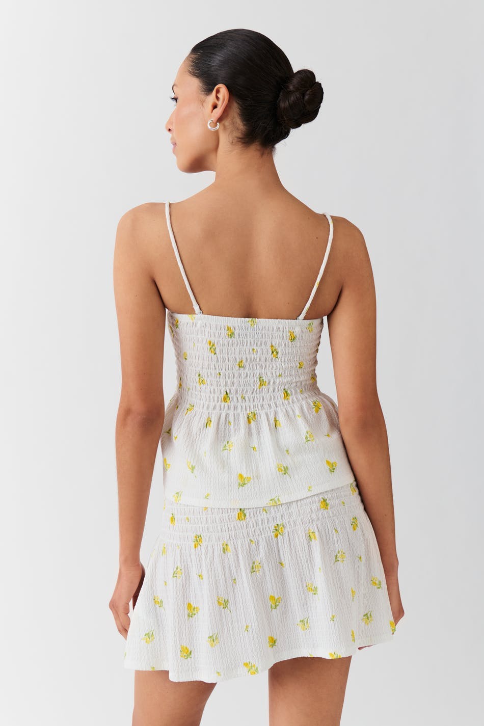 Short smock skirt