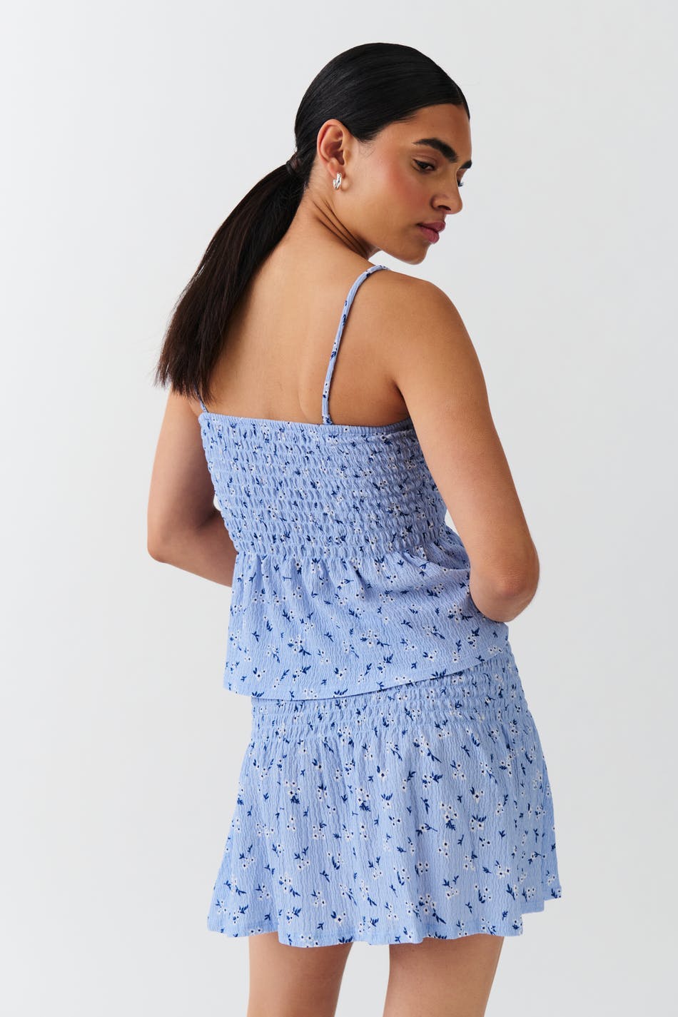 Short smock skirt