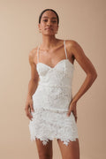 Bloom 3d lace mini dress
