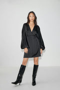 Satin mini dress