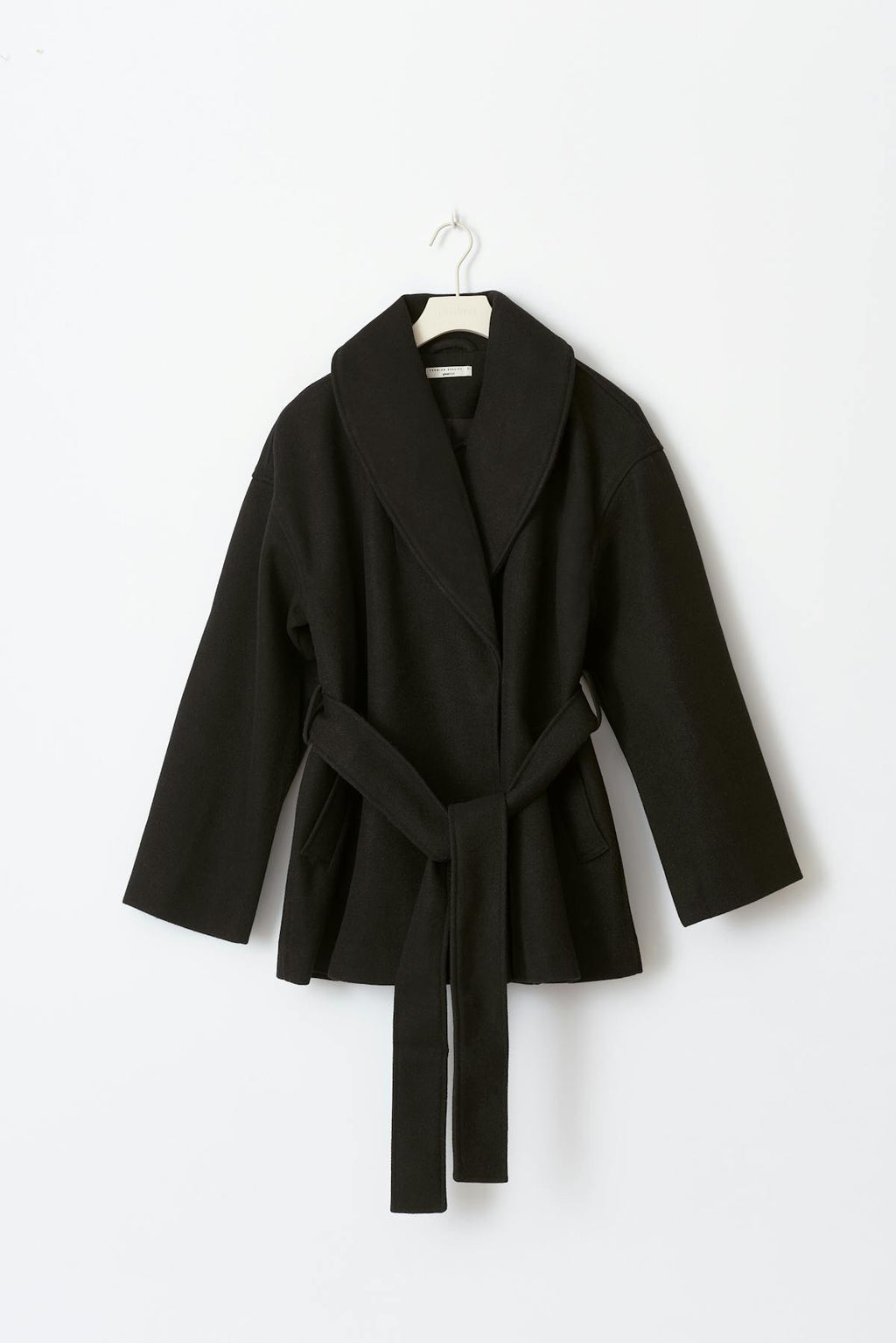 Shawl collar short coat