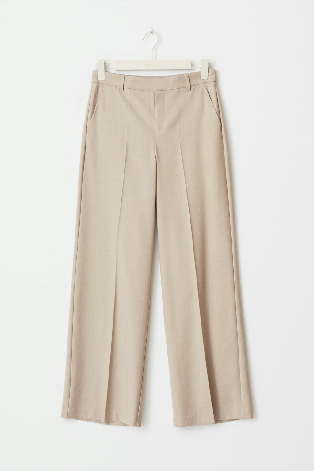 Wide leg suit trousers
