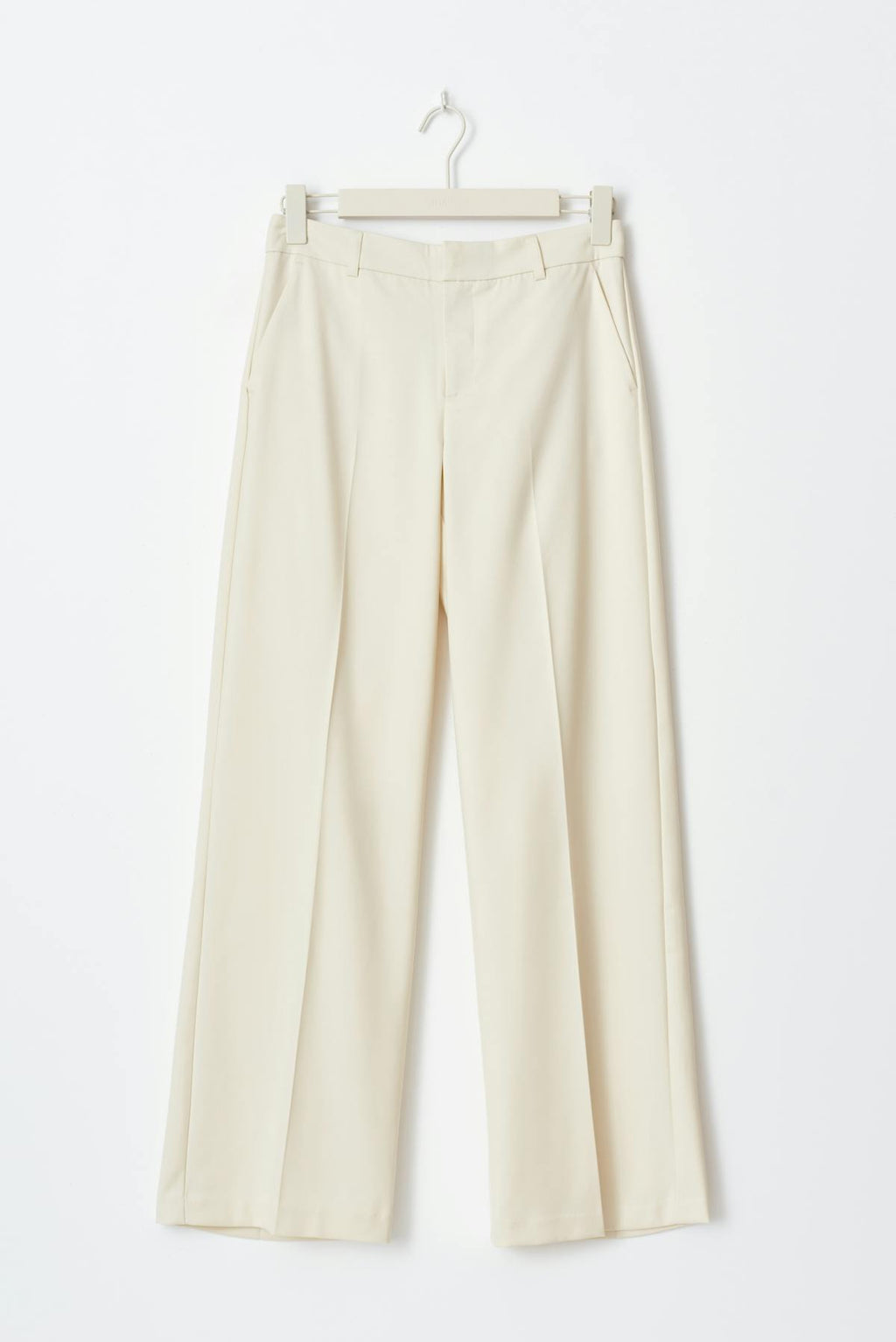 Wide leg suit trousers