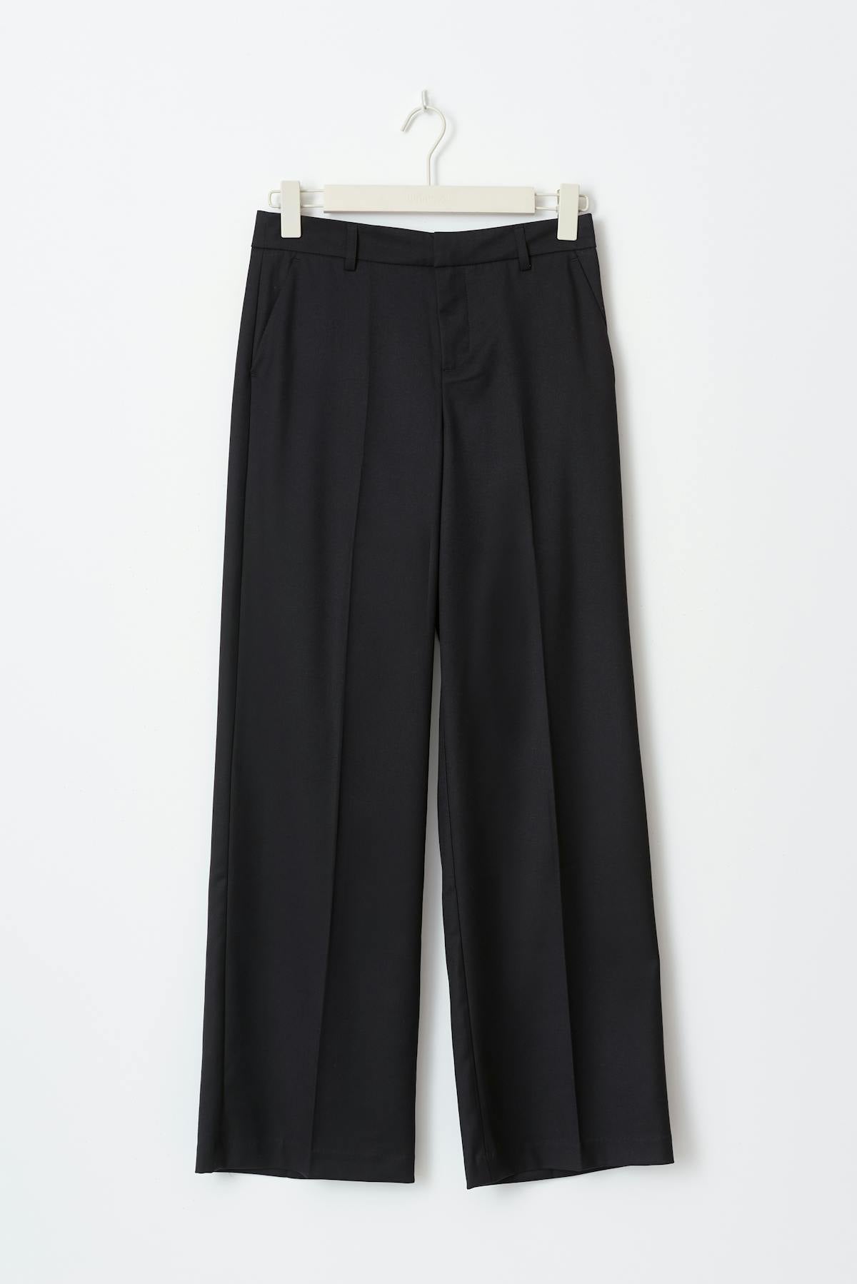 Wide leg suit trousers