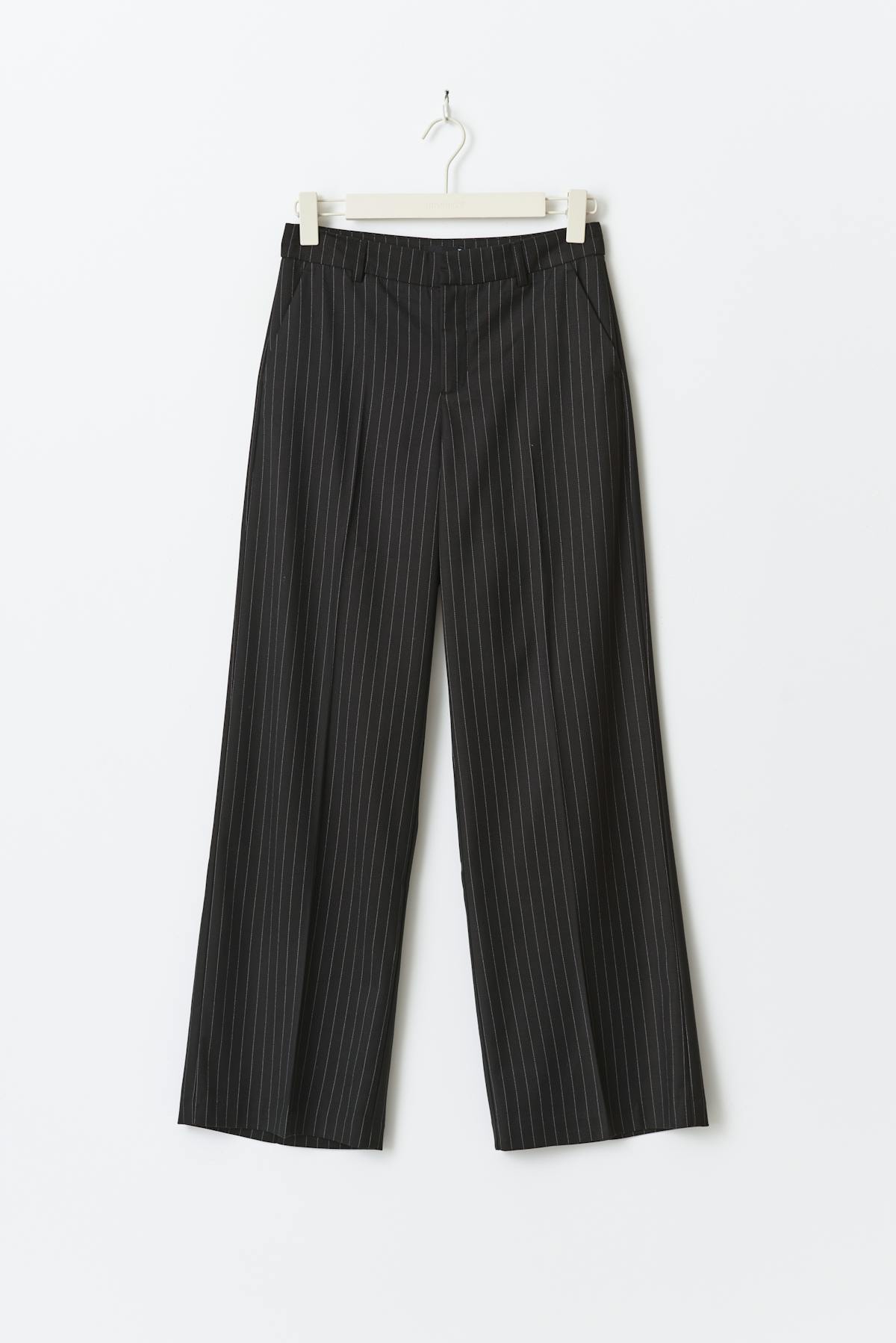 Wide leg suit trousers