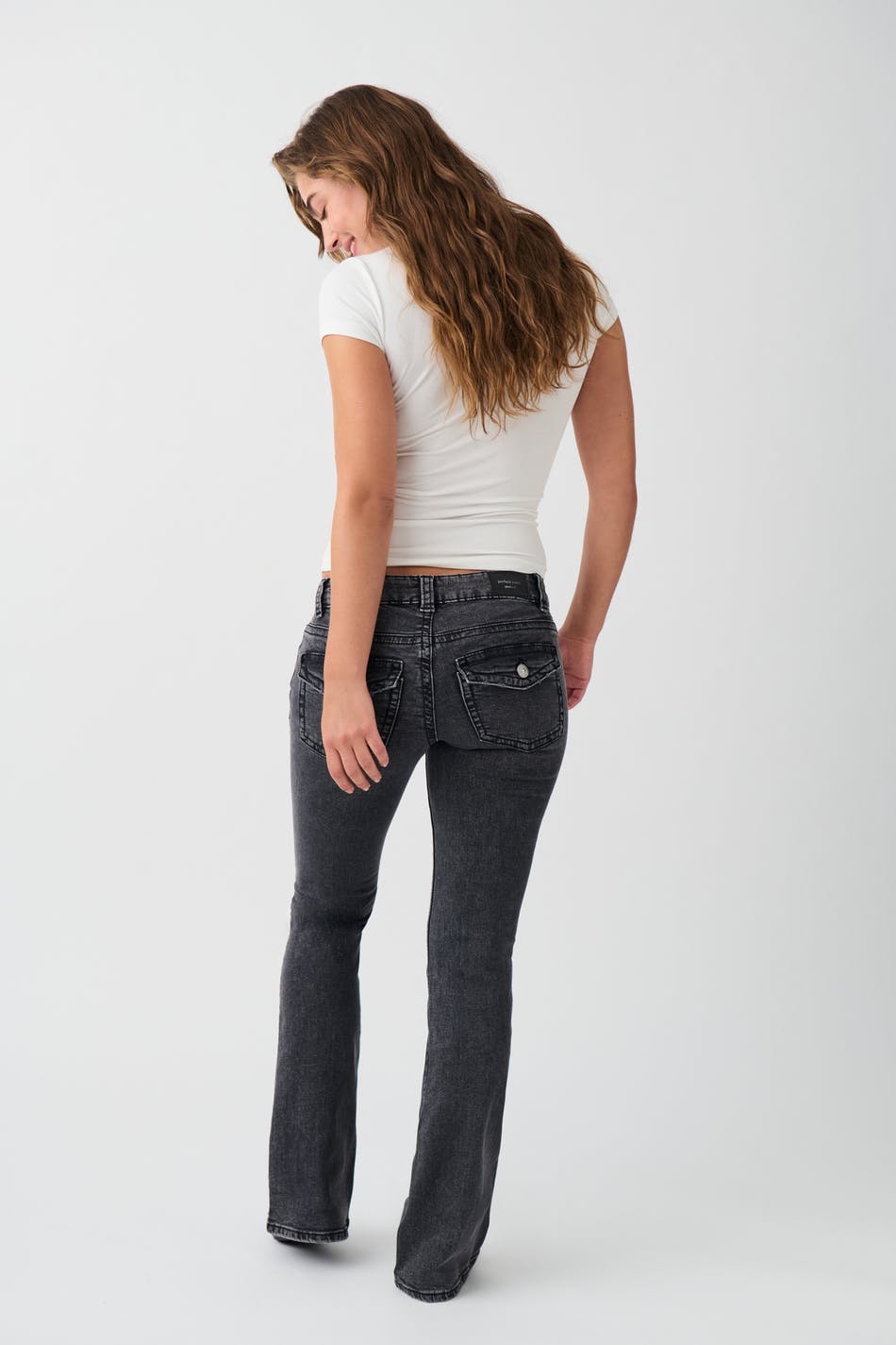 yk low bootcut jeans