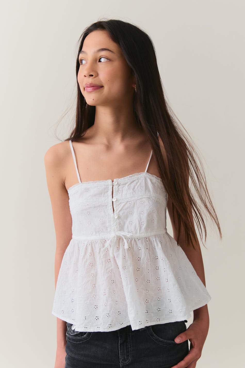 Y anglaise cute top