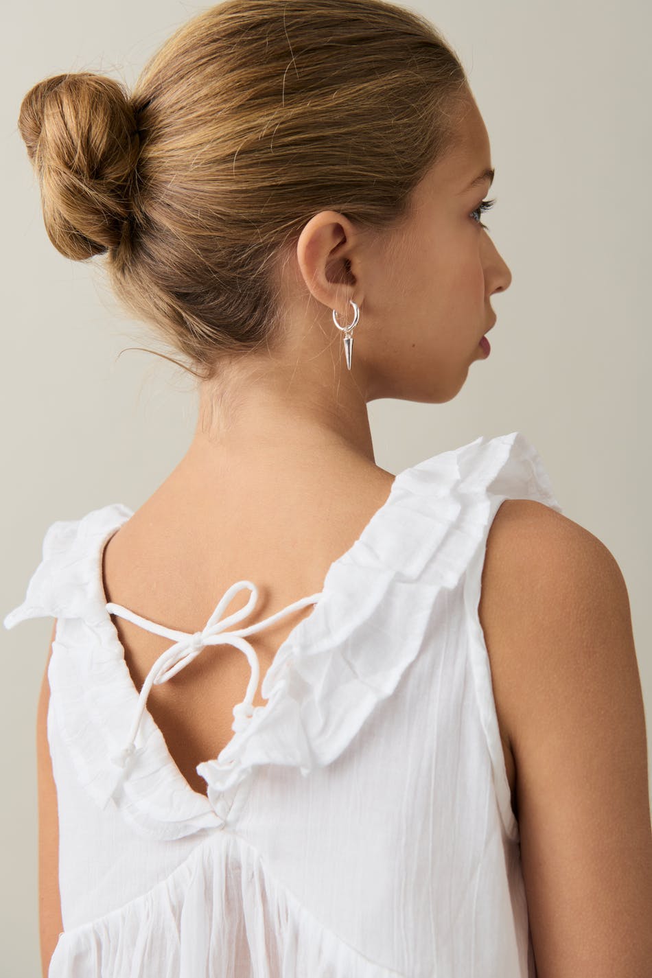 Y flounce top