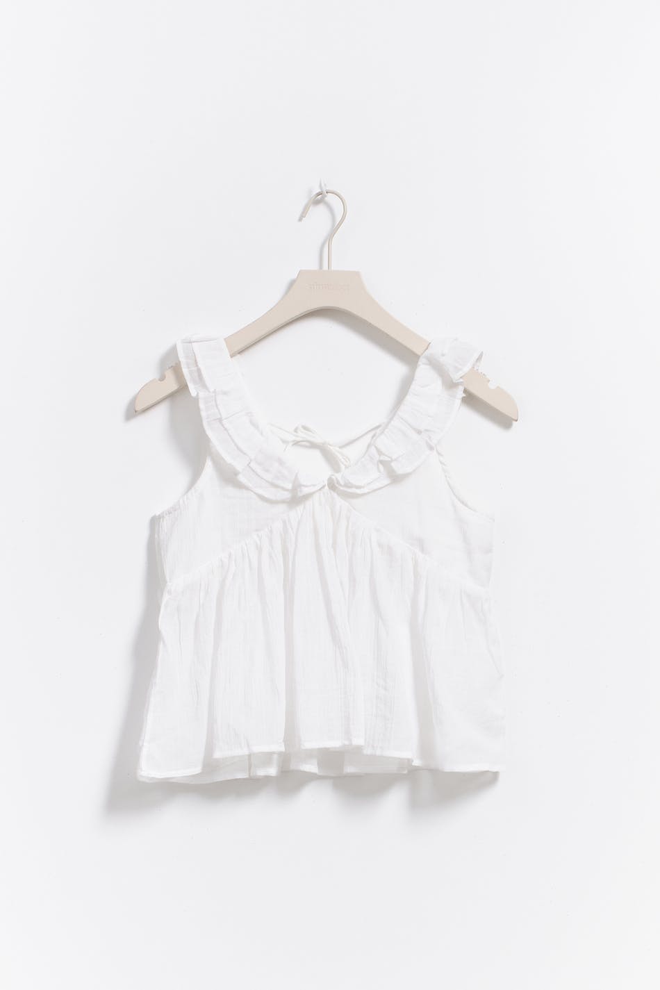 Y flounce top
