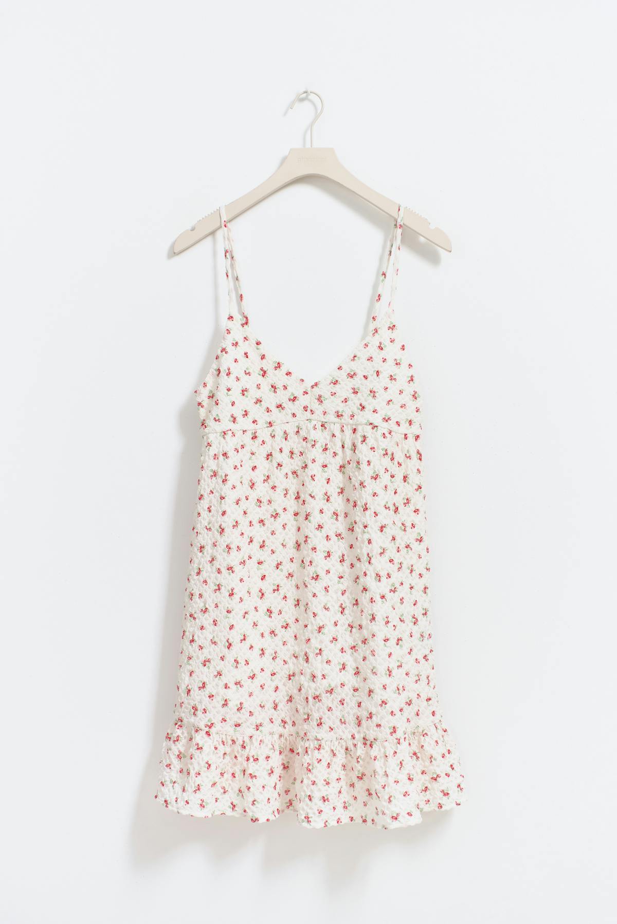 Frill mini dress