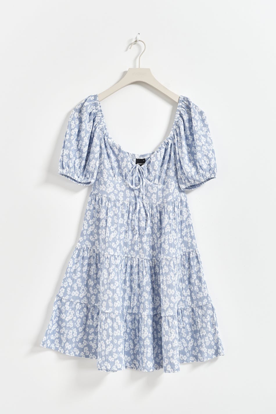 Puff sleeve mini dress