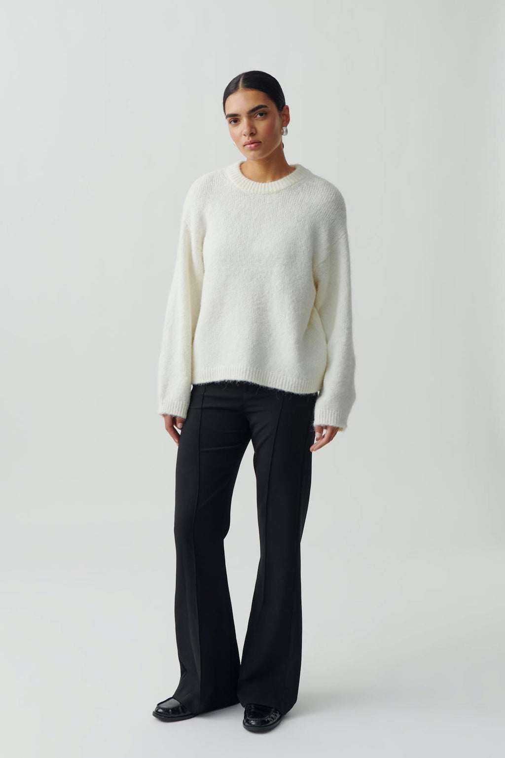 Boxy knitted sweater