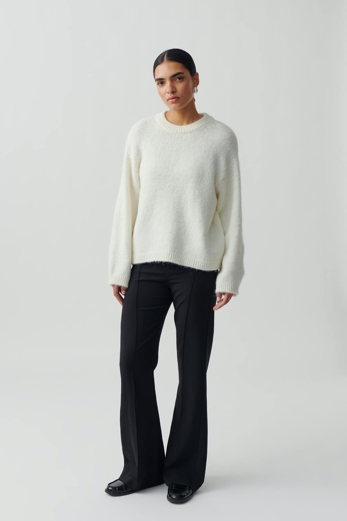 Boxy knitted sweater