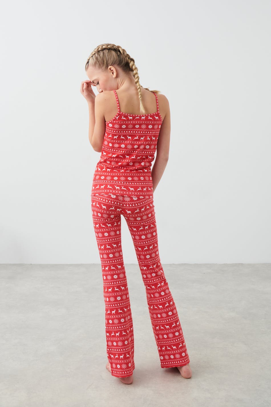 Y yoga christmas pj set
