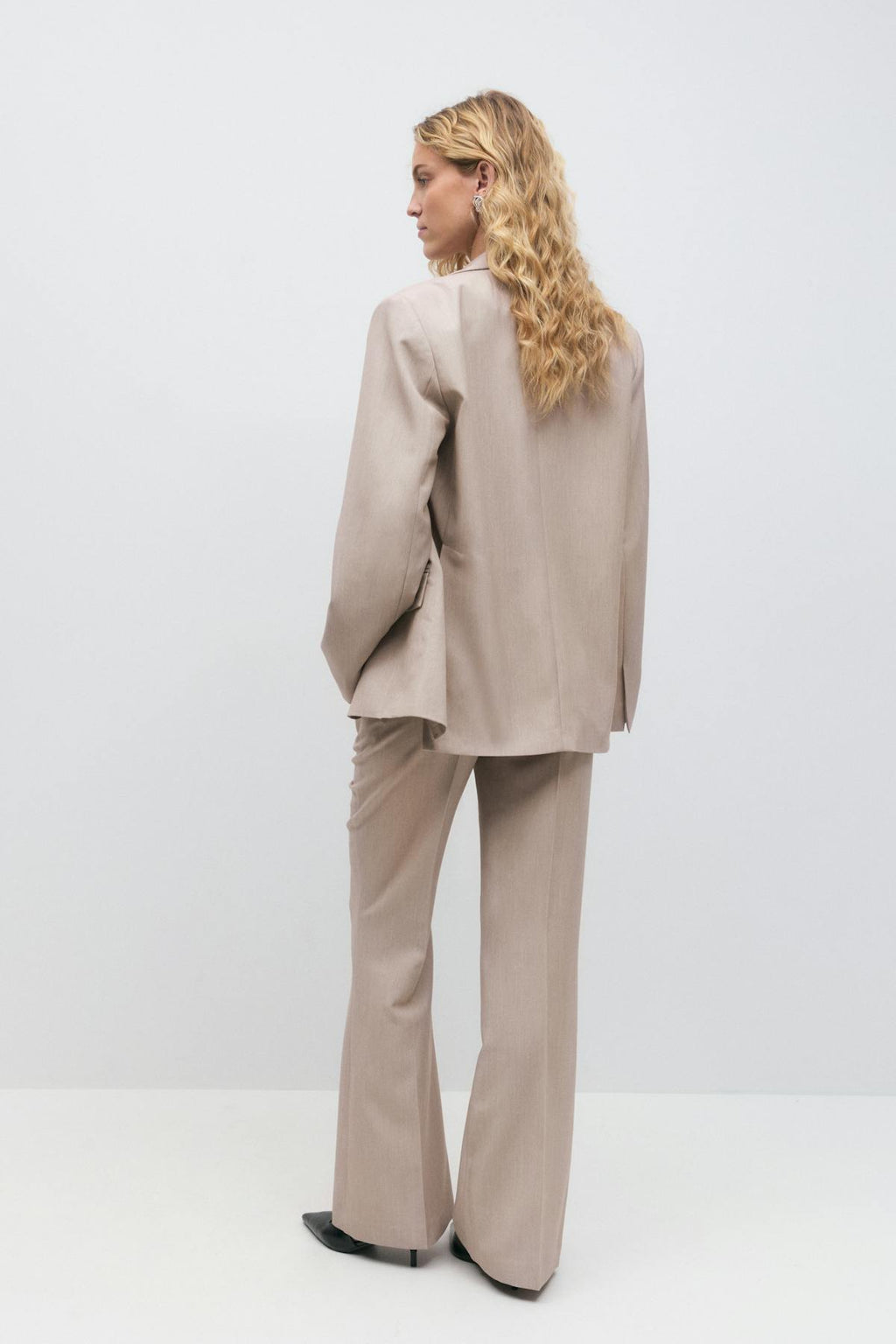 Relaxed bootcut trousers