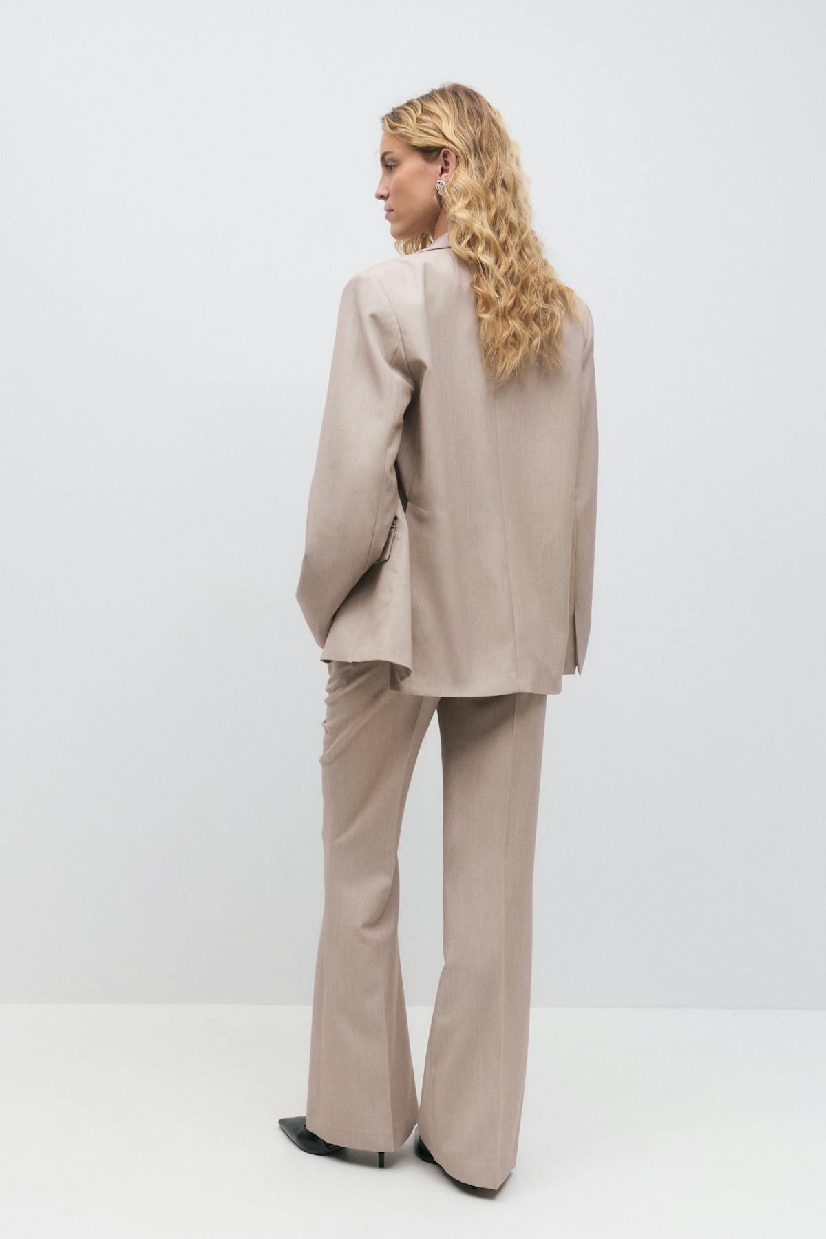Relaxed bootcut trousers