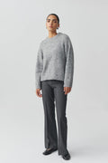 Relaxed bootcut trousers