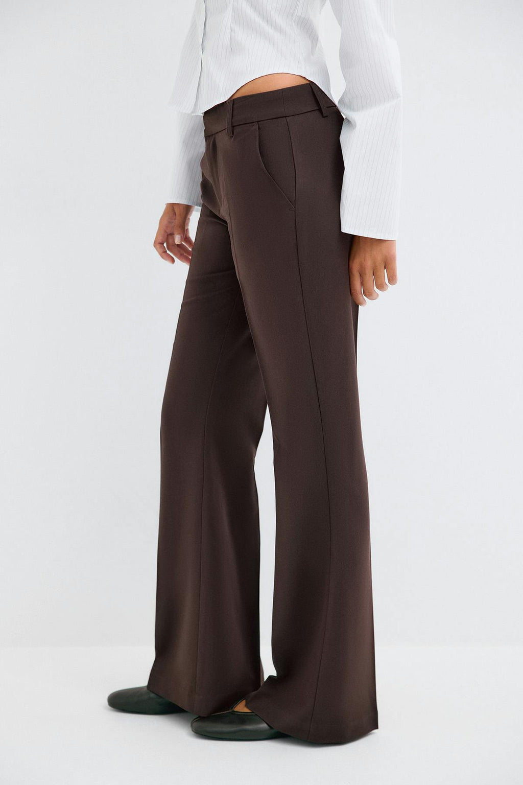 Relaxed bootcut trousers