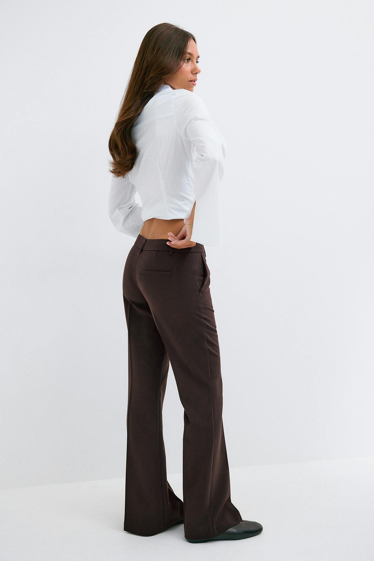Relaxed bootcut trousers