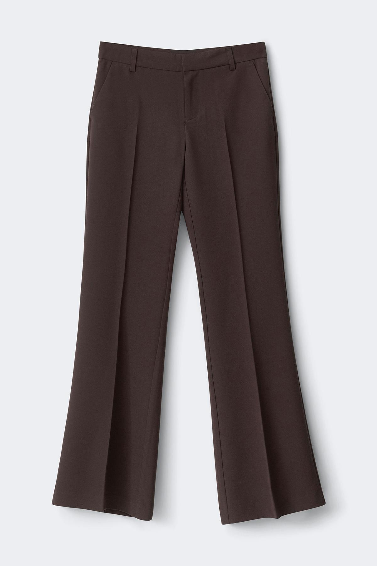 Relaxed bootcut trousers