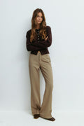 Relaxed bootcut trousers