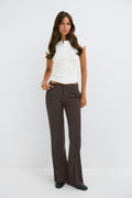 Relaxed bootcut trousers