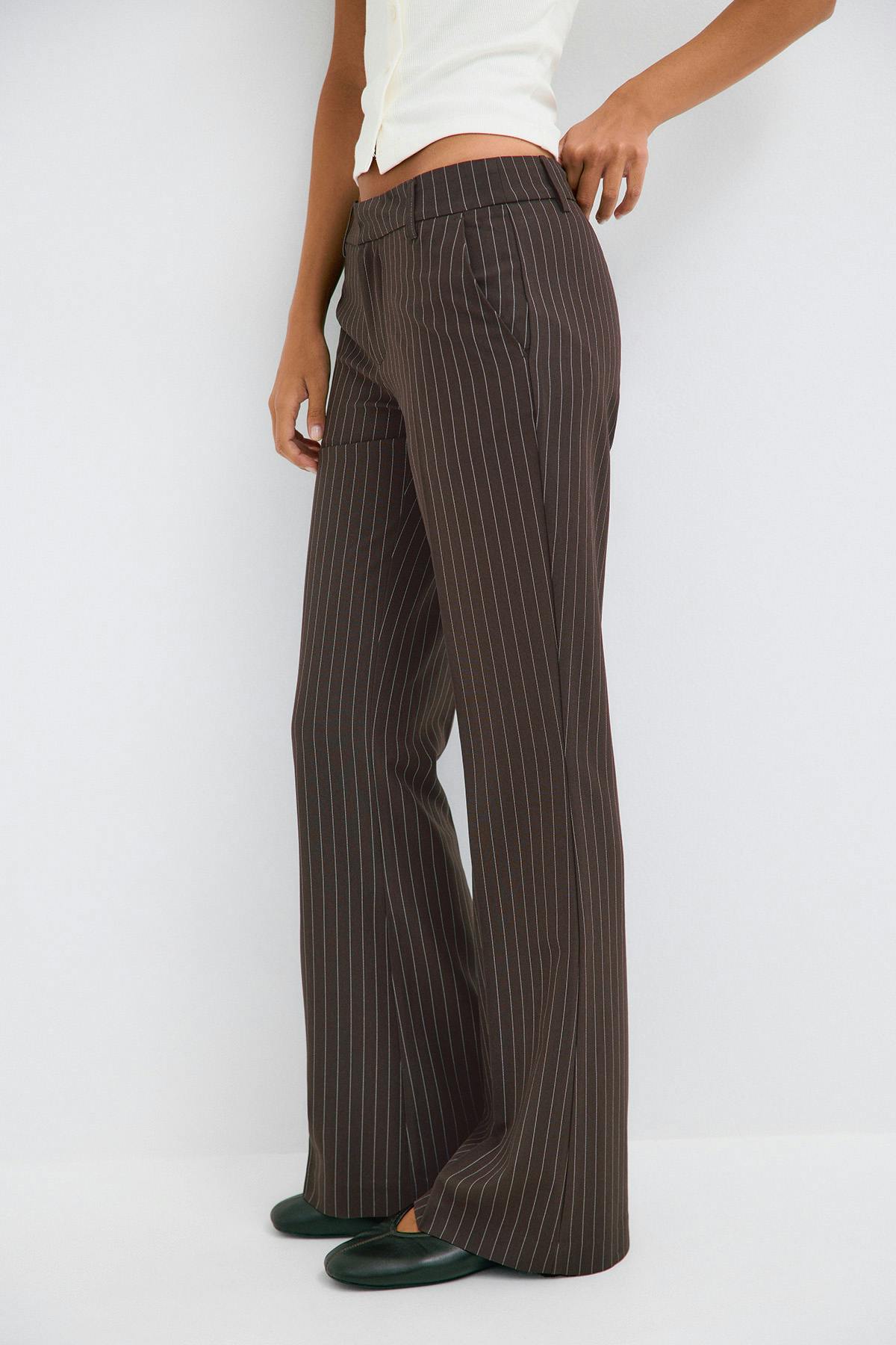 Relaxed bootcut trousers