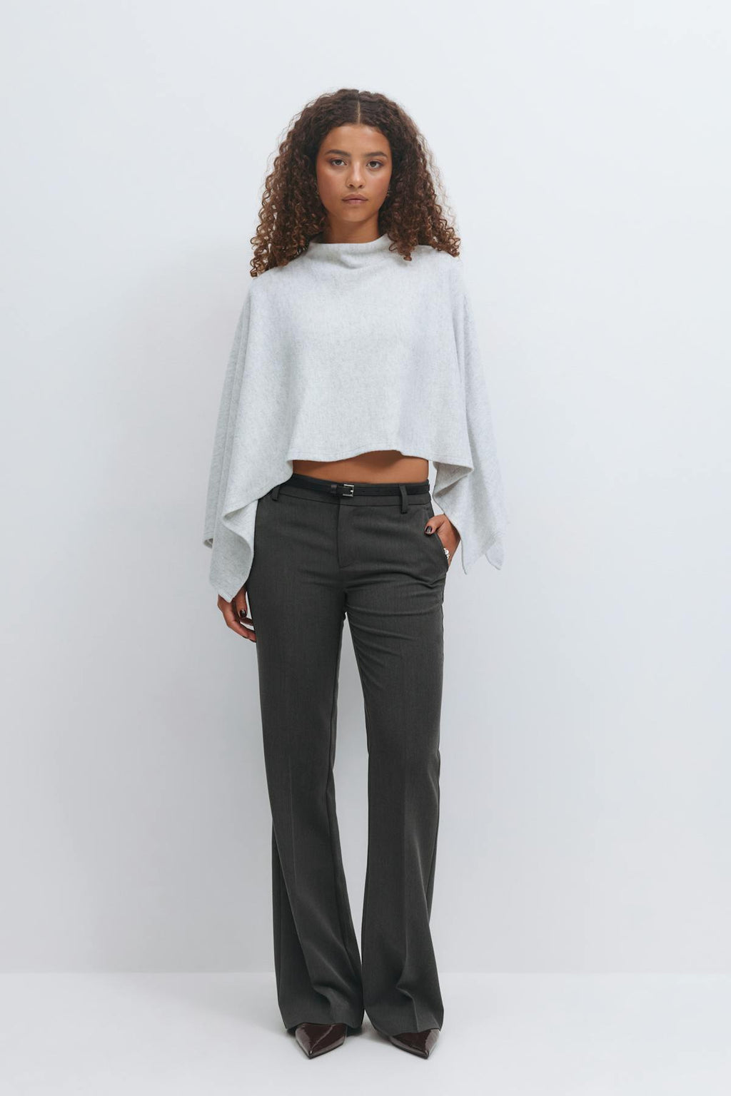 Relaxed bootcut trousers