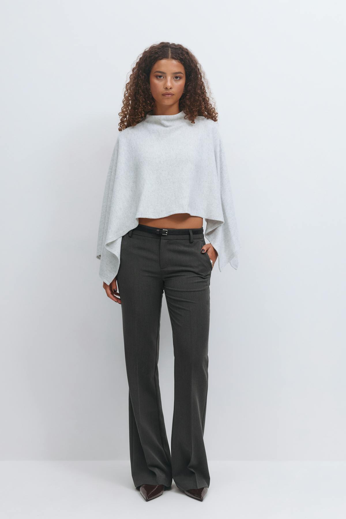 Relaxed bootcut trousers