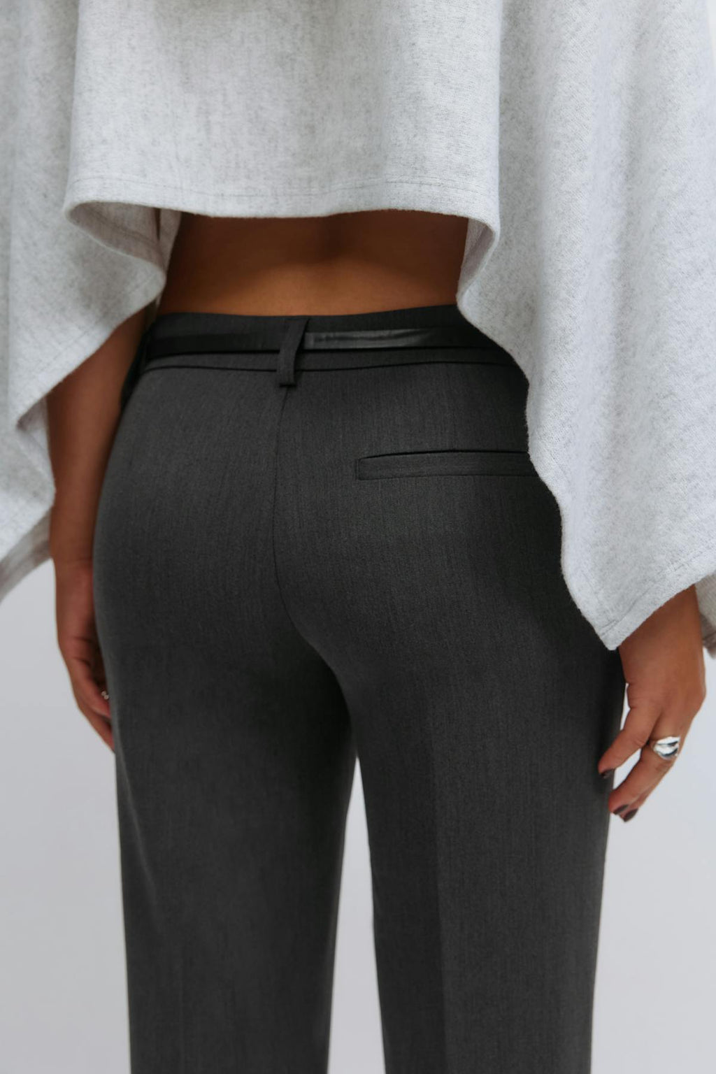 Relaxed bootcut trousers