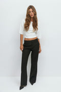 Relaxed bootcut trousers