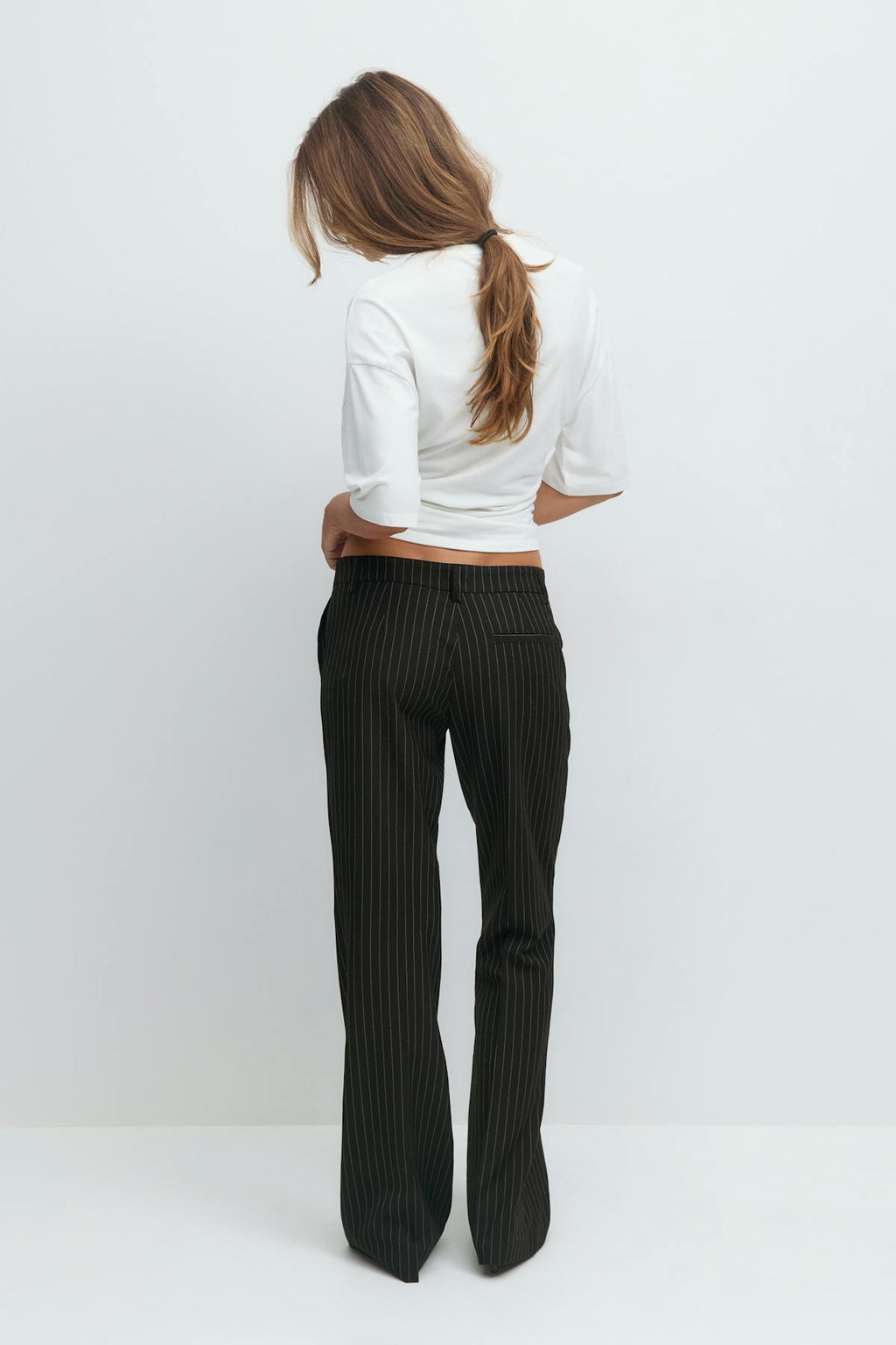 Relaxed bootcut trousers