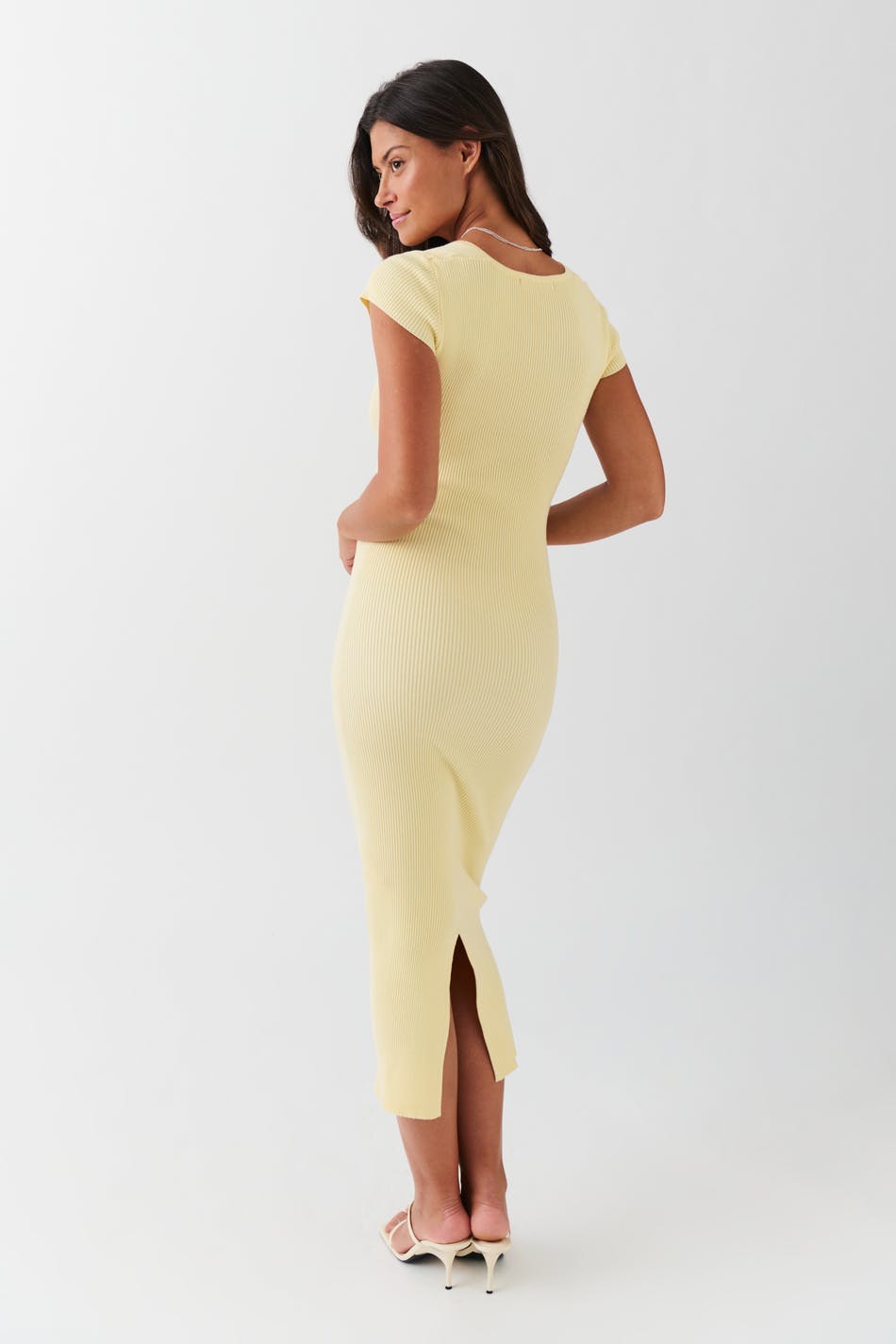 Knitted midi dress