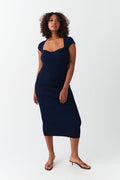 Knitted midi dress