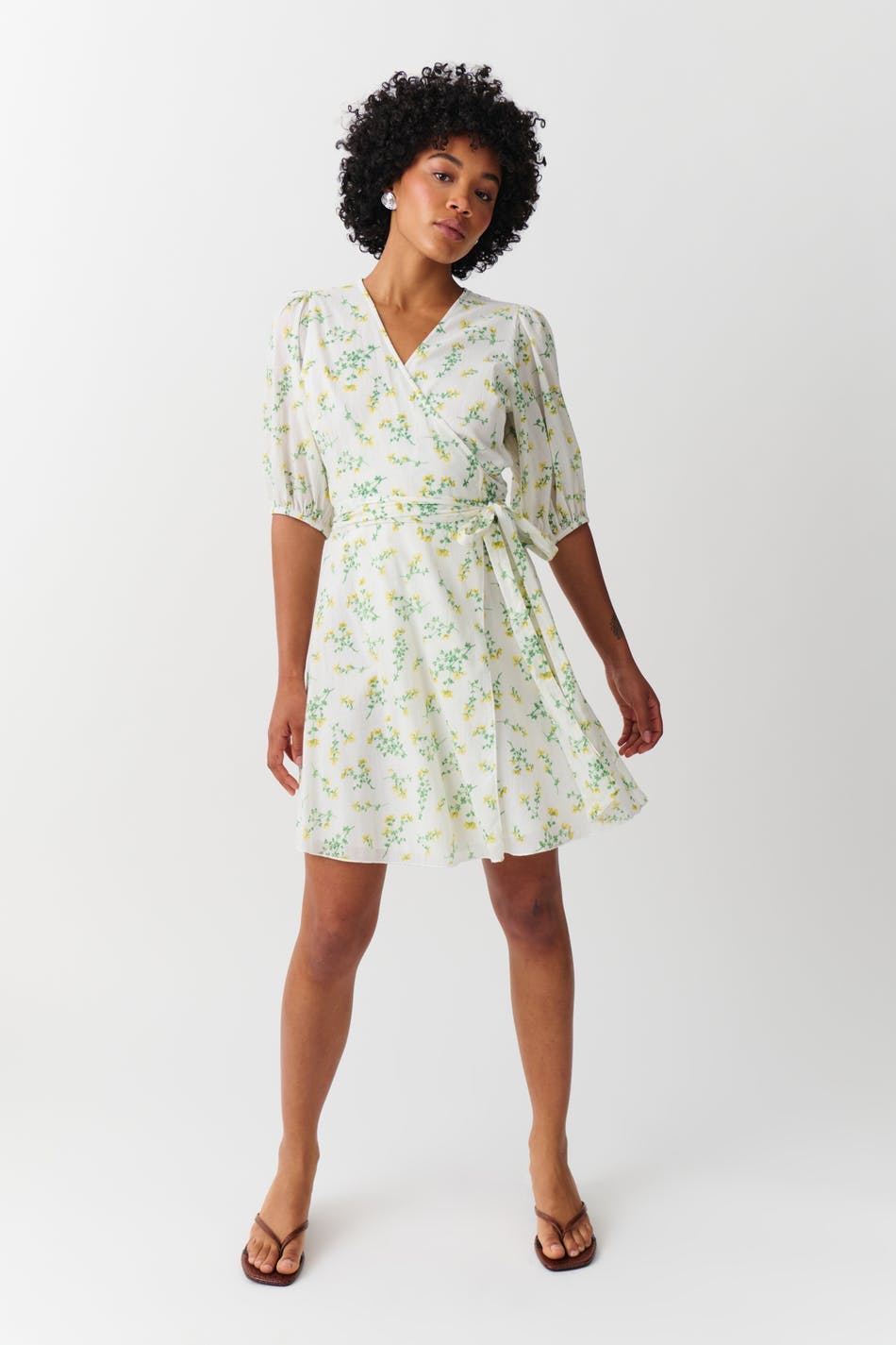 Mini wrap dress